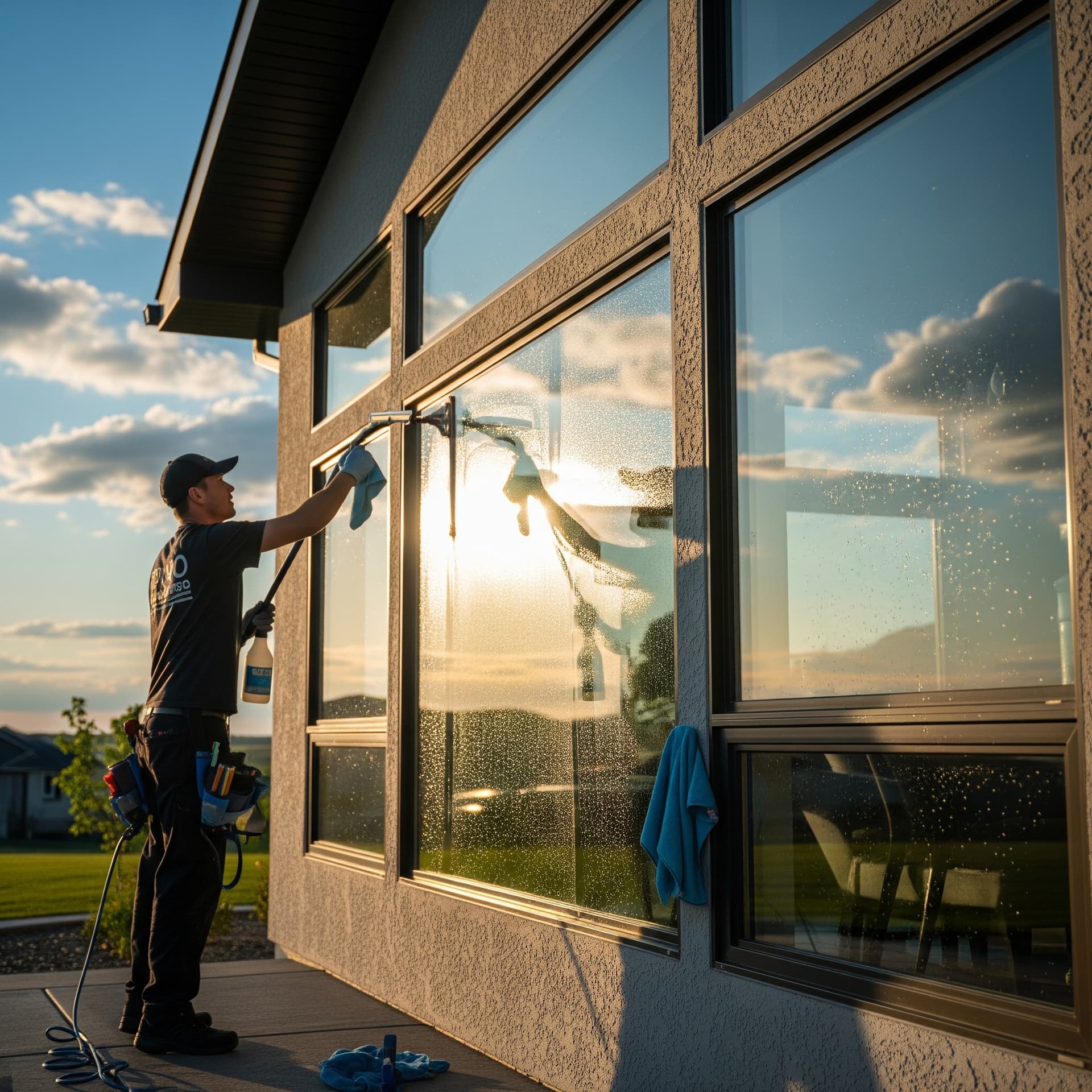 Professional window cleaning service